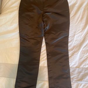 NWT. Moschino CheapandChic Brown Satin straight pants